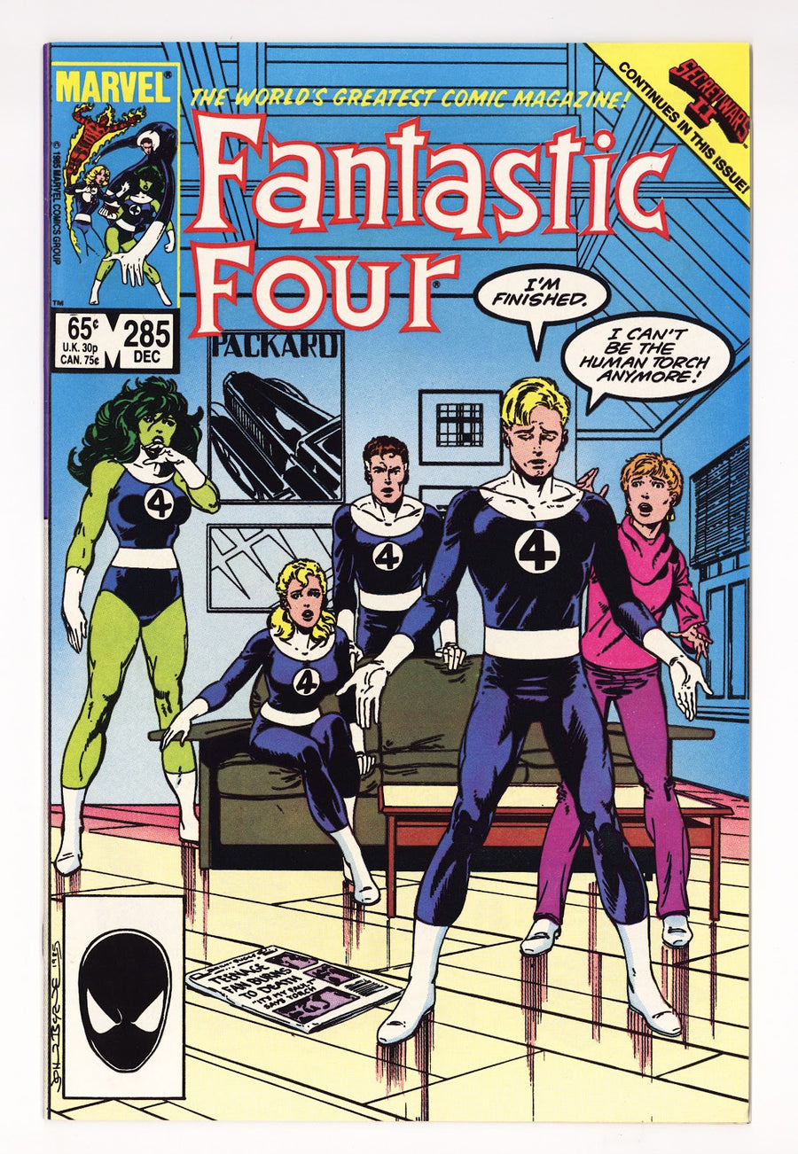 Fantastic Four Vol 1 285 Mid Grade (1985) 