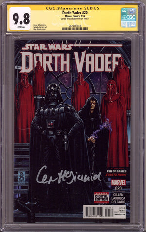 Darth Vader Vol 1 20 CGC 9.8 (NM/M) (2016) Signed x1 Cover Ian McDiarmid