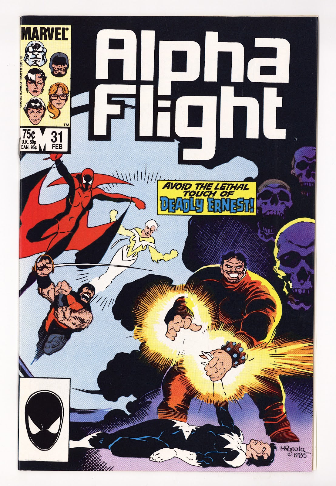 Alpha Flight Vol 1 31 High Grade (1986) Direct 