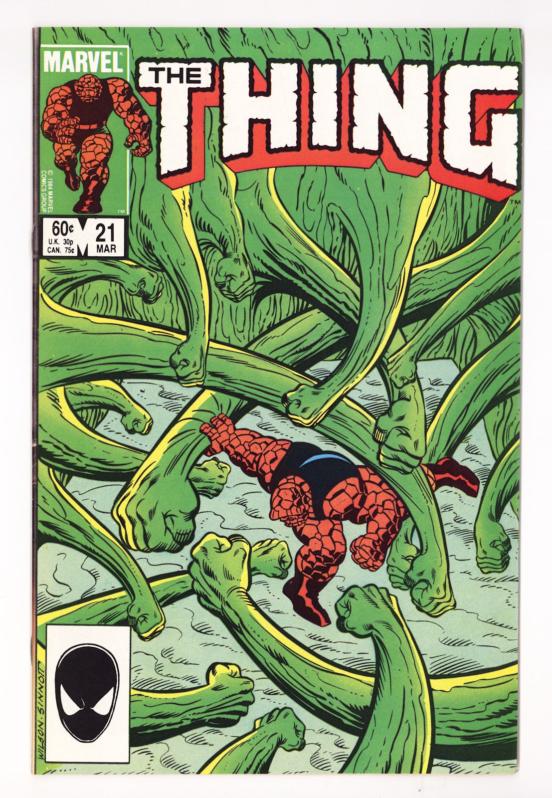 The Thing Vol 1 21 High Grade (1985) Direct 