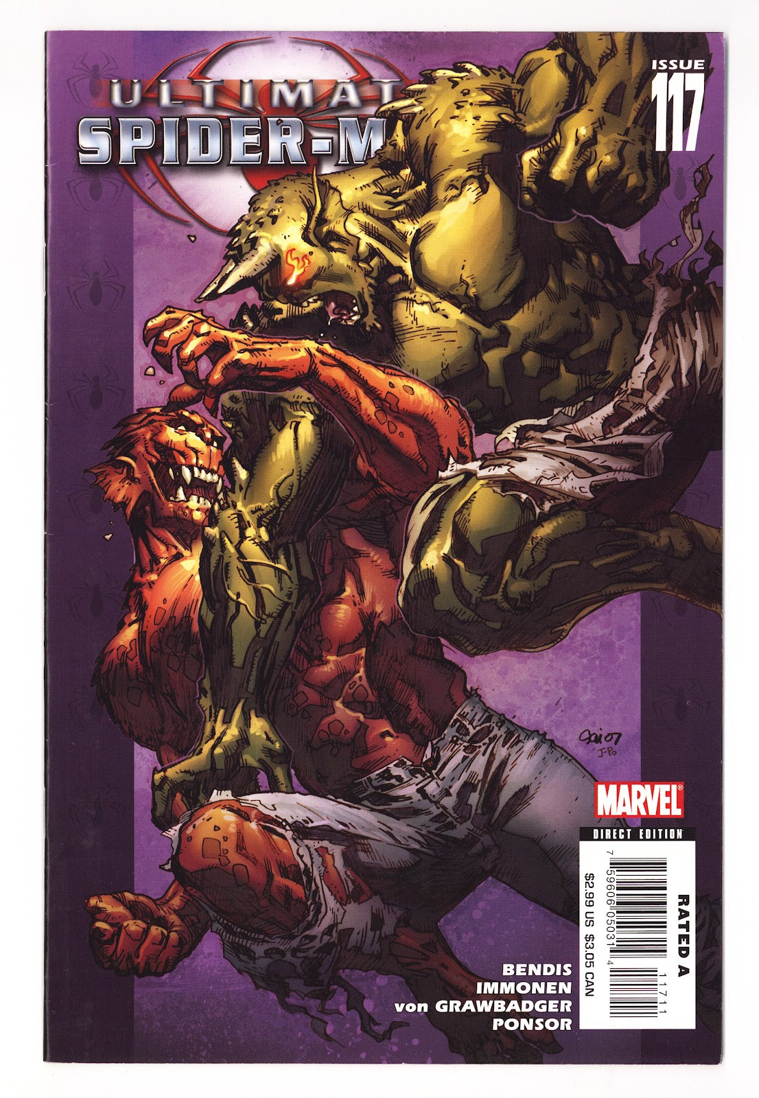 Ultimate Spider-Man Vol 1 117  High Grade   (2008)     