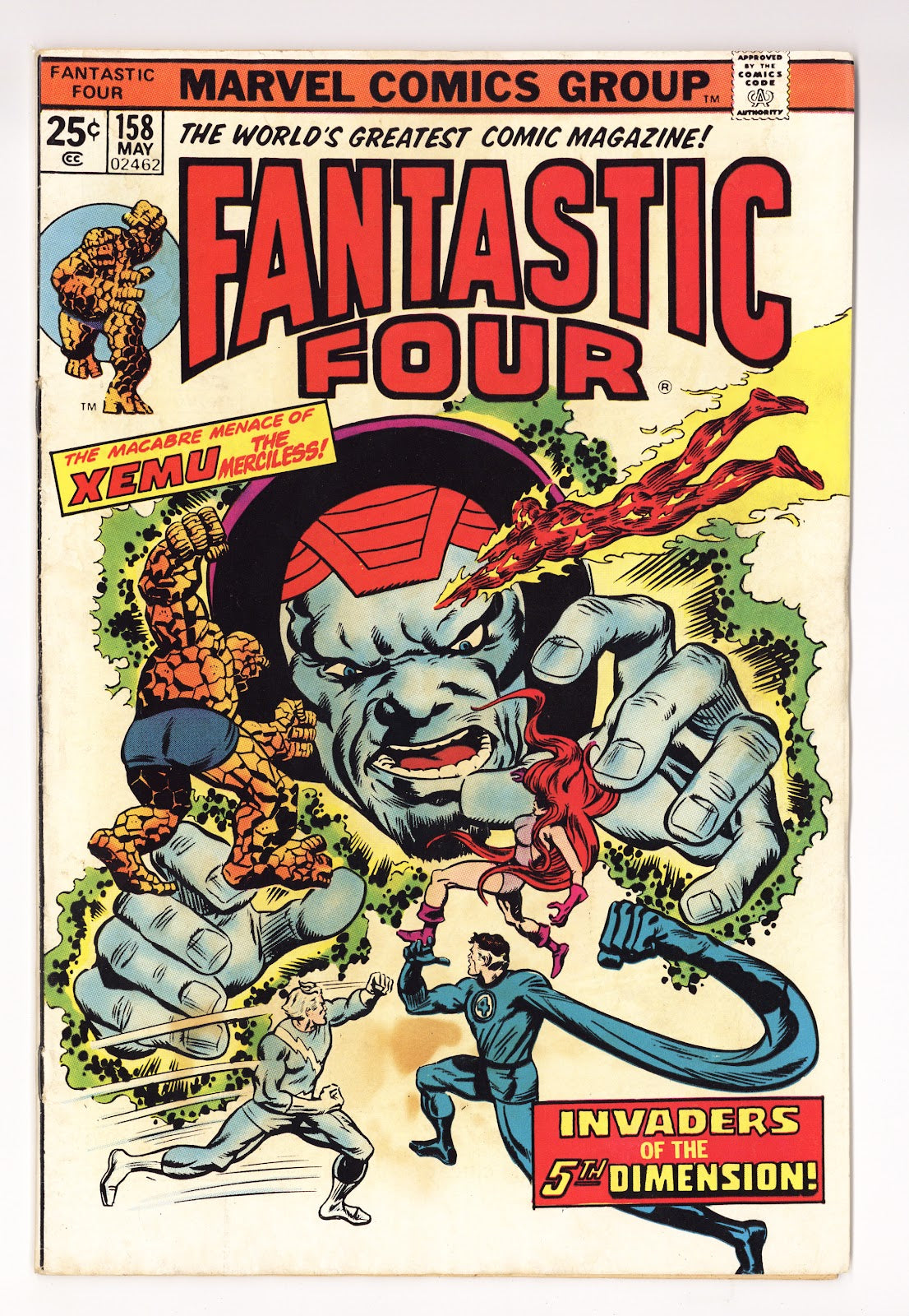 Fantastic Four Vol 1 158 Low Grade (1975) 