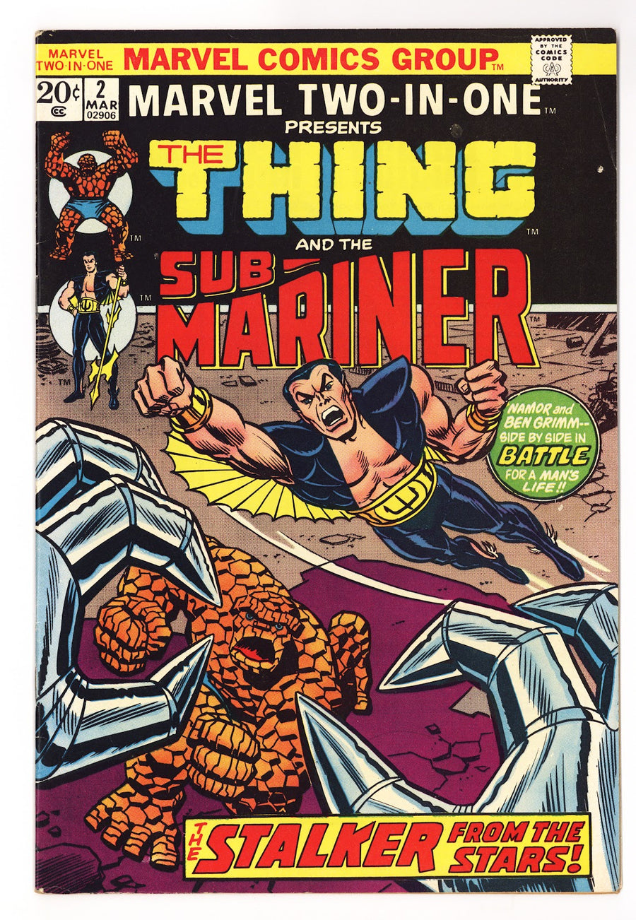 Marvel Two-in-One Vol 1 2 FN (6.0) (1974) 