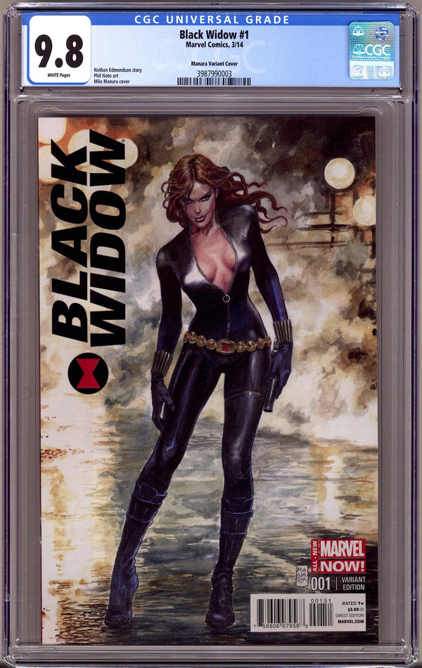 Black Widow Vol 6 1 CGC 9.8 (NM/M)   (2014) Manara   Incentive Variant