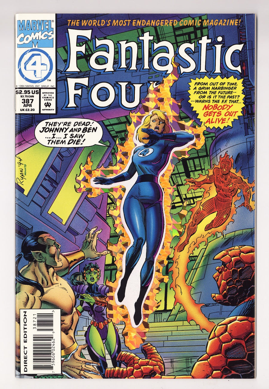 Fantastic Four Vol 1 387  Mid Grade   (1994) Die-Cut  Variant