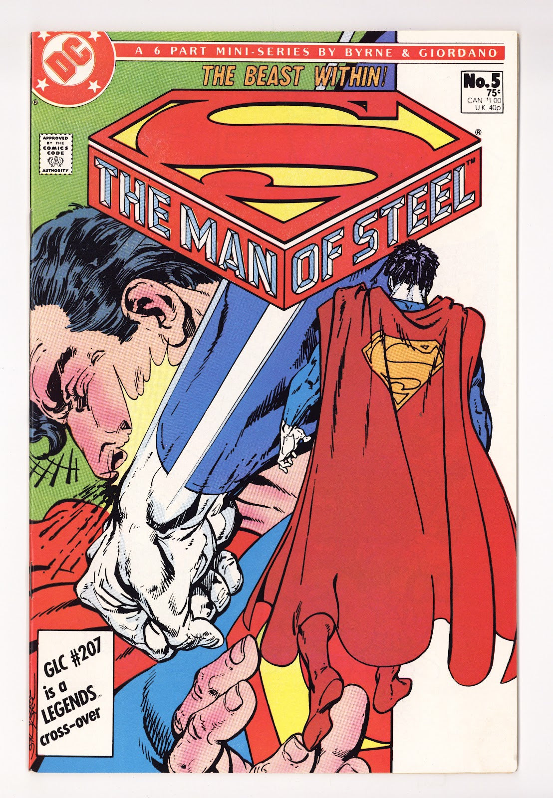 The Man of Steel Vol 1 5  Mid Grade   (1986)   Direct  