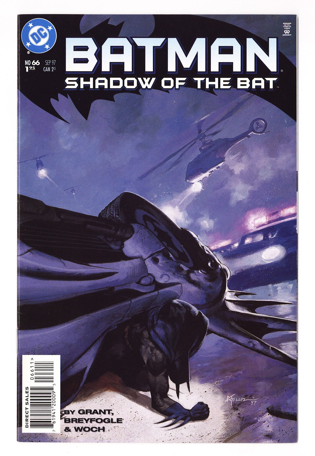 Batman: Shadow of the Bat   66  High Grade   (1997)   Direct Sales  