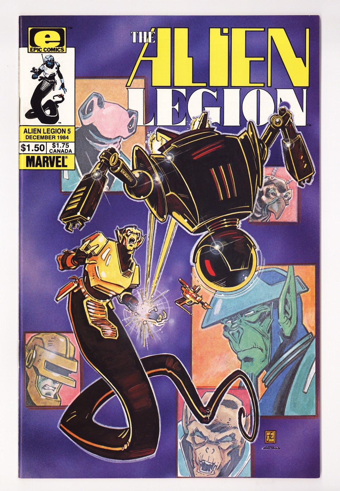 Alien Legion Vol 1 5 High Grade (1984)  