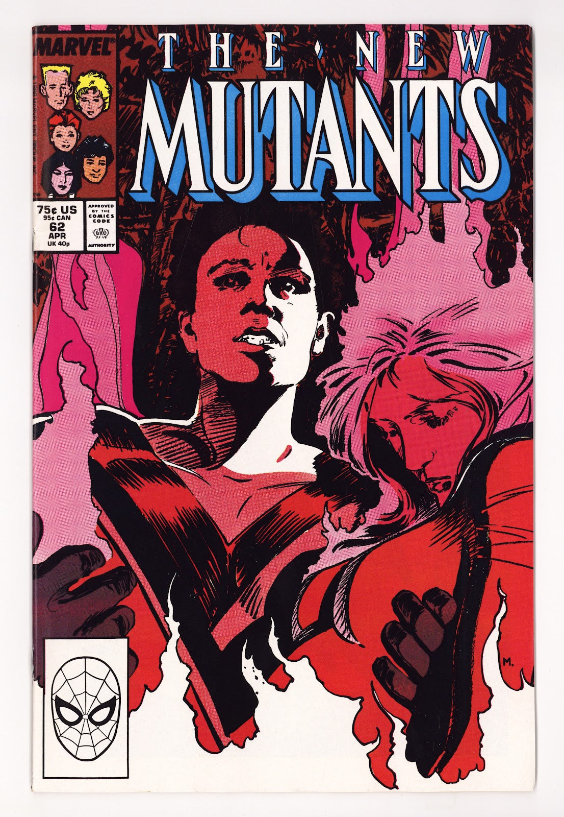 The New Mutants Vol 1 62 High Grade (1988) Direct 