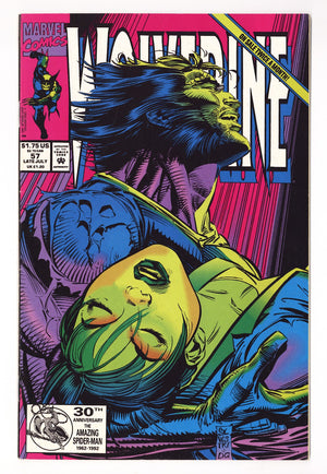 Wolverine Vol 2 57  High Grade   (1992)