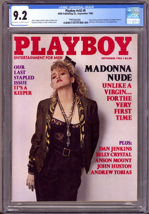 Playboy Vol 32 9 CGC 9.2 (NM-)   (1985)   Canadian Price Variant