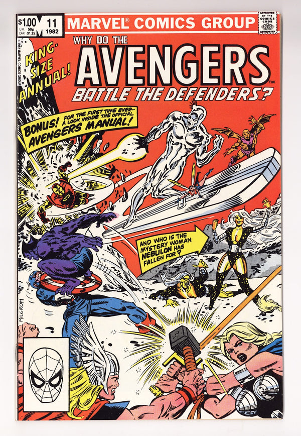The Avengers Annual Vol 1 11 High Grade (1982)