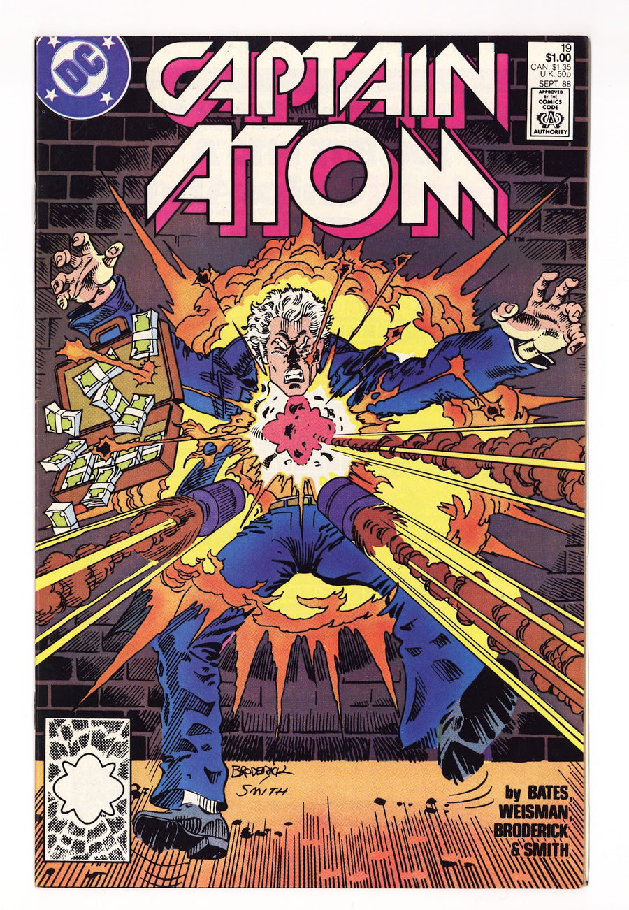 Captain Atom Vol 3 19  Mid Grade   (1988)     
