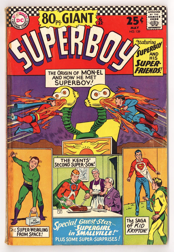 Superboy Vol 1 129  GD/VG (3.0)   (1966)