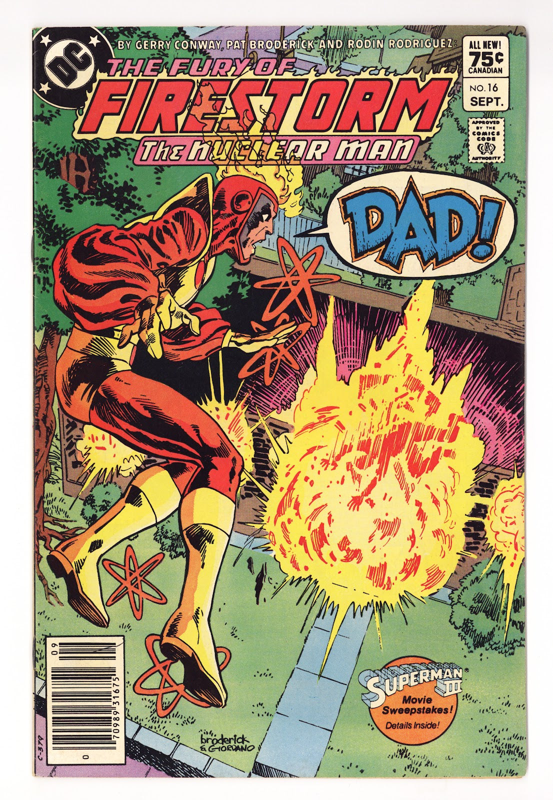 The Fury of Firestorm Vol 2 16  Mid Grade   (1983)   Canadian Price Variant