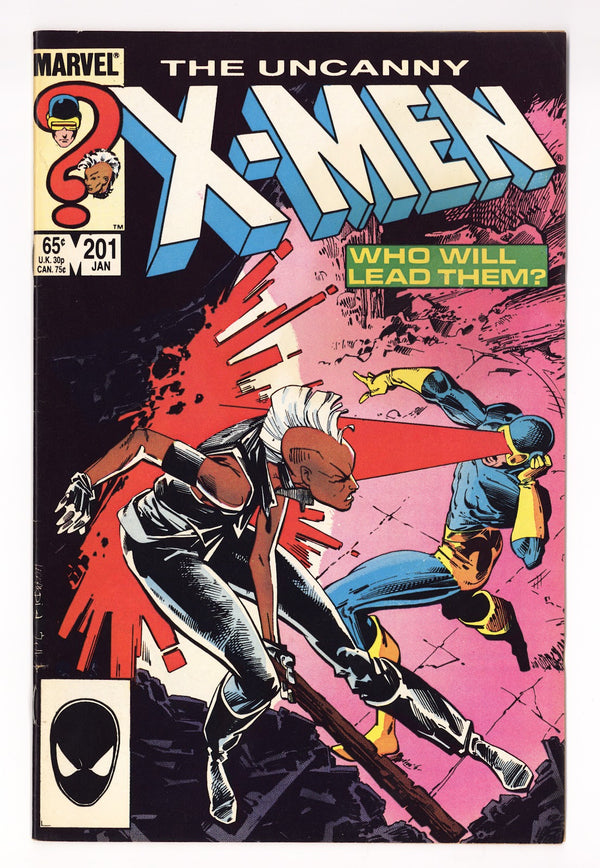 The Uncanny X-Men Vol 1 201  FN/VF (7.0)   (1986)