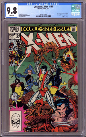The Uncanny X-Men Vol 1 166 CGC 9.8 (NM/M)   (1983)