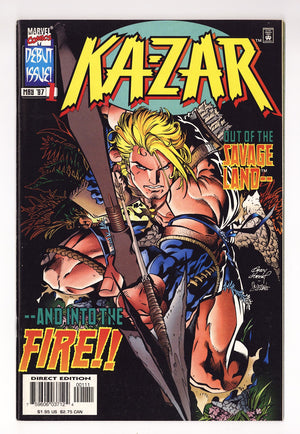 Ka-Zar Vol 4 1 High Grade (1997) Direct Edition