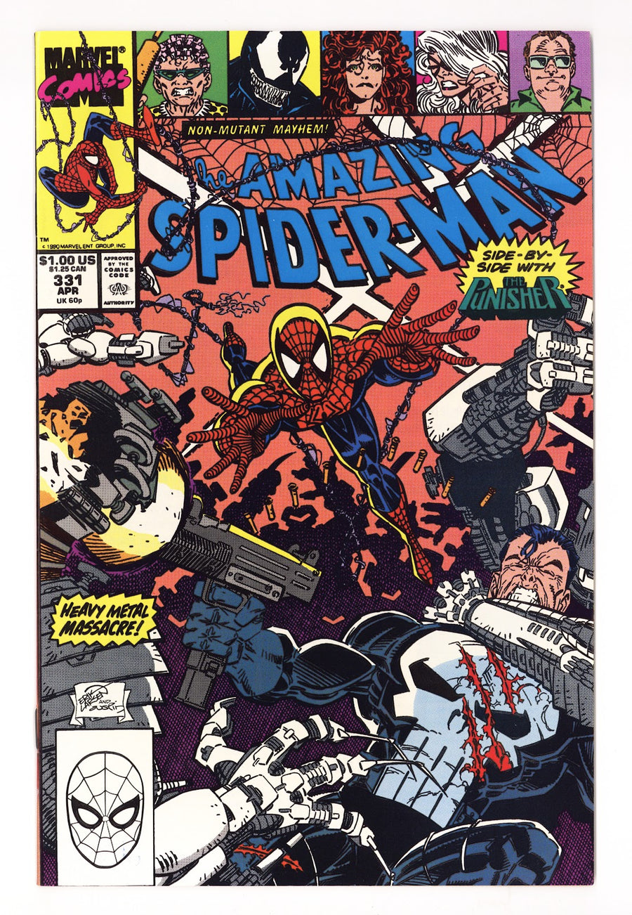 The Amazing Spider-Man Vol 1 331  NM- (9.2)   (1990)