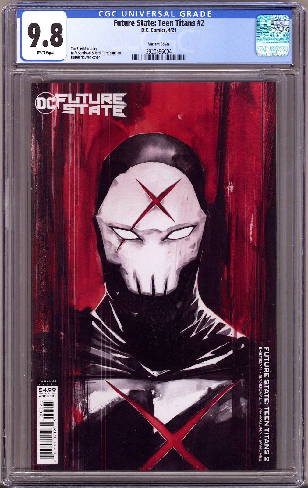 Future State: Teen Titans 2 CGC 9.8 (NM/M) (2021) Nguyen Variant 