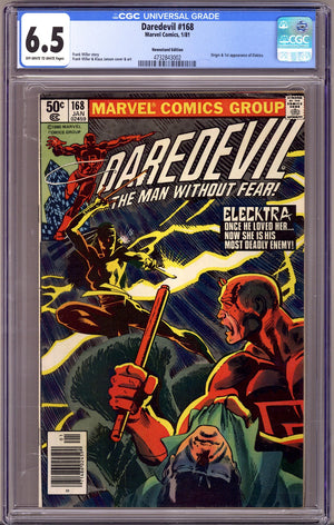 Daredevil Vol 1 168 CGC 6.5 (FN+)   (1981)   Newsstand