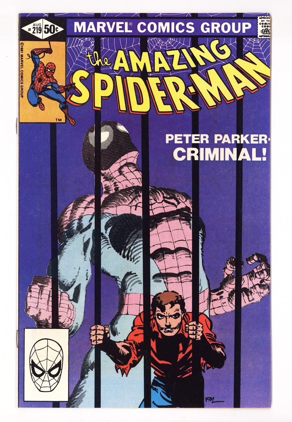 The Amazing Spider-Man Vol 1 219 VF/NM (9.0) (1981)  