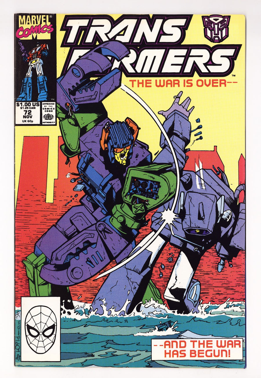 The Transformers Vol 1 72  FN/VF (7.0)   (1990)     