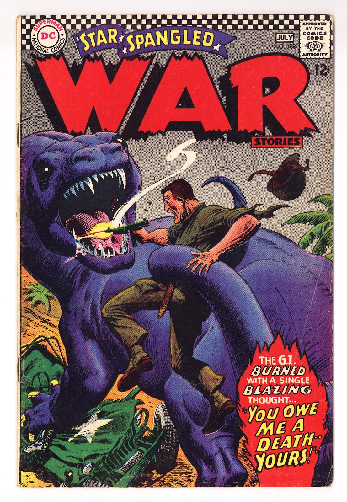 Star Spangled War Stories Vol 1 133  VG/FN (5.0)   (1967)     