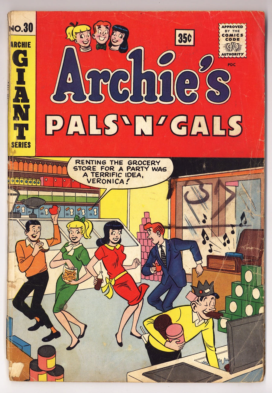 Archie's Pals 'n' Gals 30 GD (2.0) (1964) Canadian Price Variant 