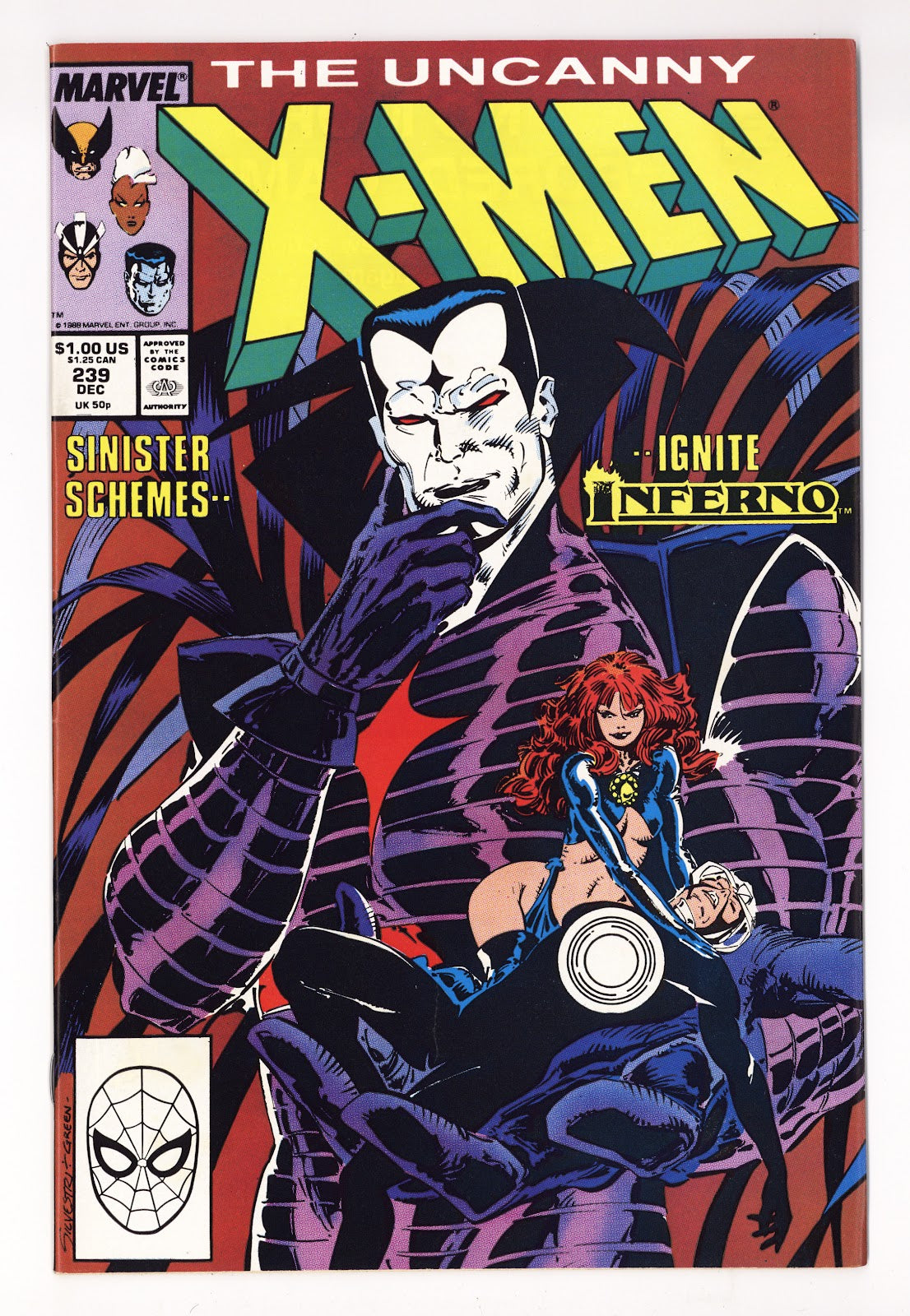 The Uncanny X-Men Vol 1 239  VF+ (8.5)   (1988)