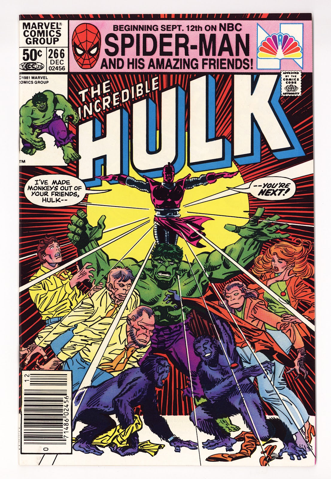 The Incredible Hulk Vol 1 266  High Grade   (1981)   Newsstand  