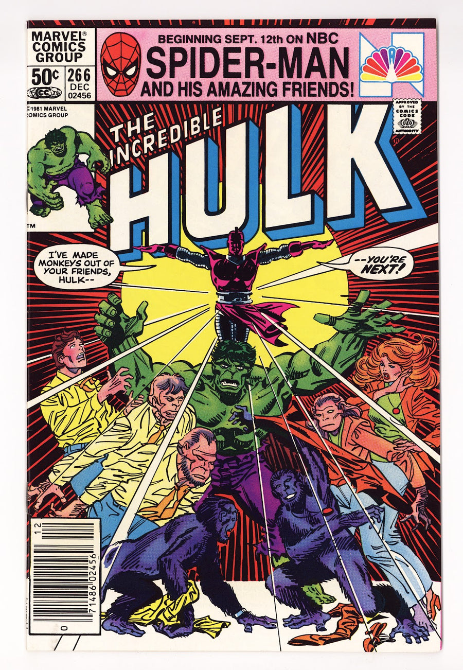 The Incredible Hulk Vol 1 266  High Grade   (1981)   Newsstand  