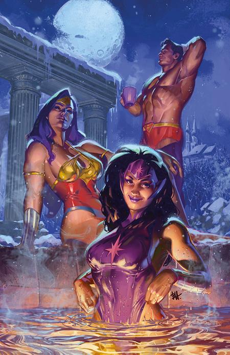 JUSTICE LEAGUE UNLIMITED #15 CVR F BEN HARVEY SWEATER WEATHER CARD STOCK VAR (DC K.O.)