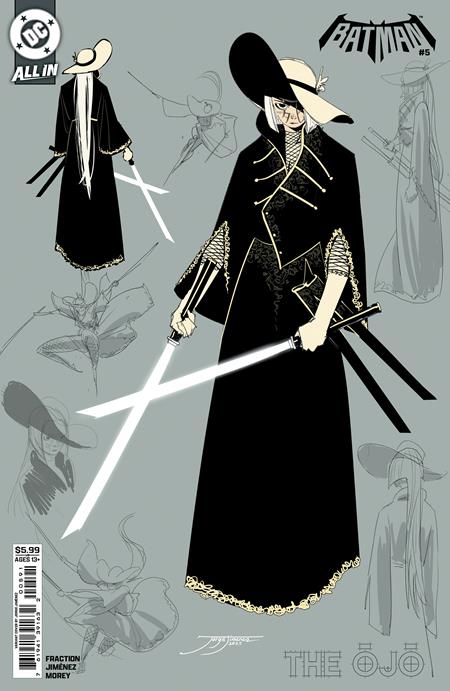 BATMAN #5 CVR G JORGE JIMENEZ THE OJO DESIGN CARD STOCK VAR