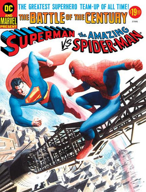 50TH ANNIVERSARY TREASURY EDITION SUPERMAN VS THE AMAZING SPIDER-MAN #1 FACSIMILE EDITION CVR B ALEX ROSS VAR
