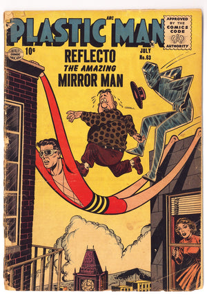 Plastic Man 63 GD (2.0) Tear Seal (1956)