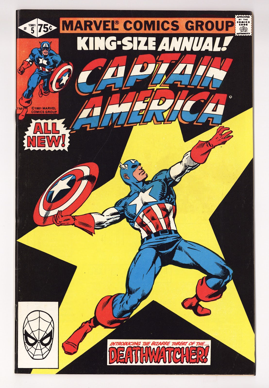 Captain America Annual Vol 1 5 Mid Grade (1981) 