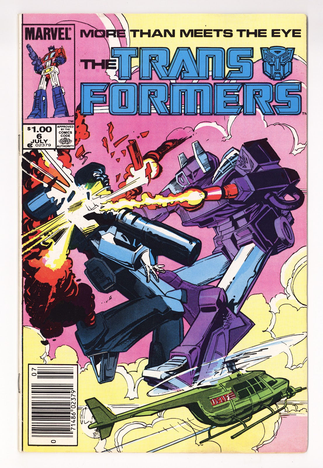 The Transformers Vol 1 6  FN (6.0)   (1985)   Canadian  