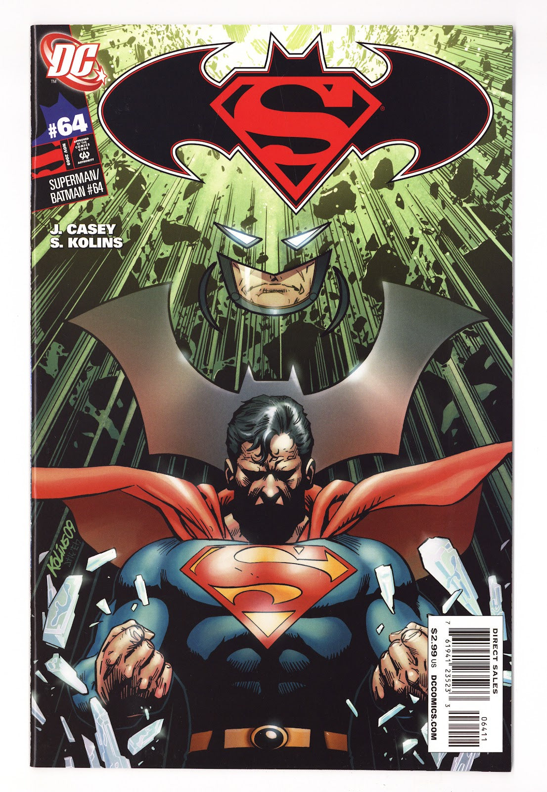 Superman / Batman   64  High Grade   (2009)   Direct Sales  