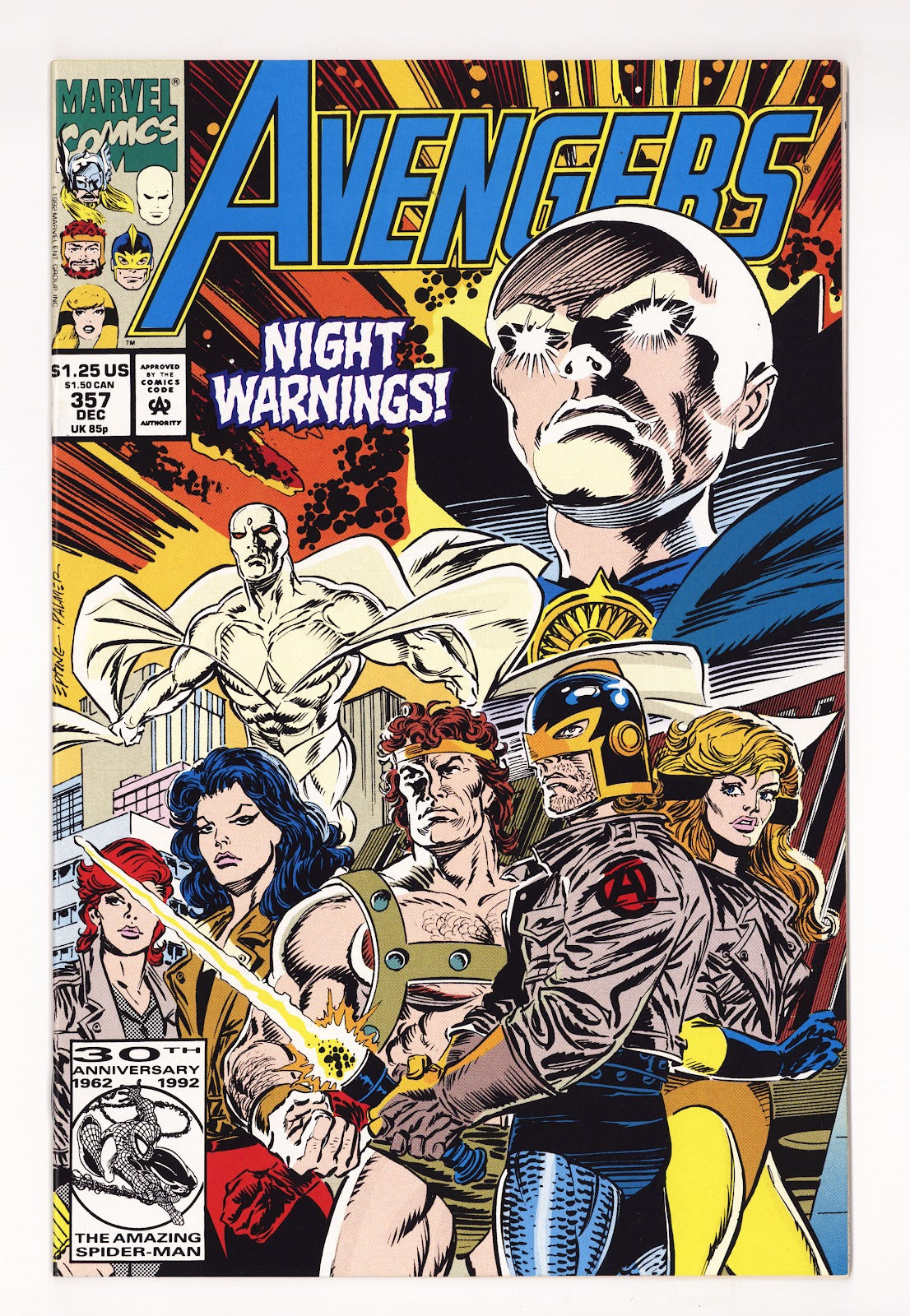 The Avengers Vol 1 357  High Grade   (1992)