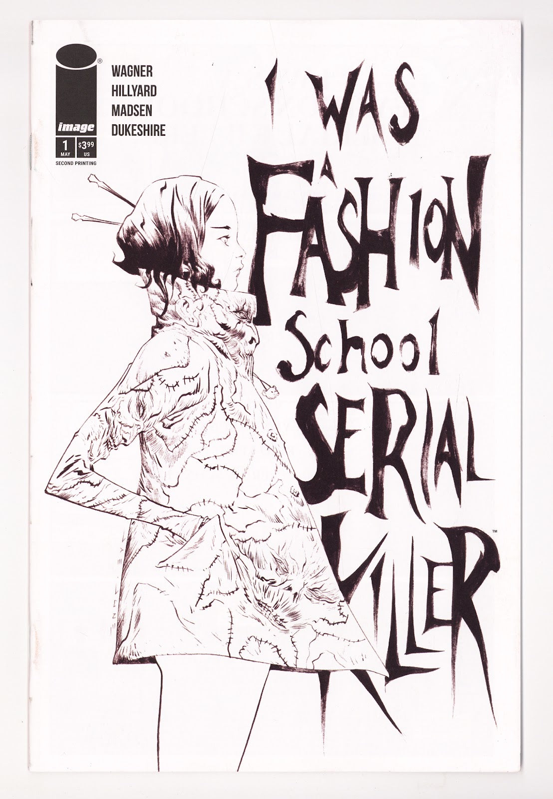 I Was A Fashion School Serial Killer 1 High Grade (2025) Lee B&W 2nd Print 