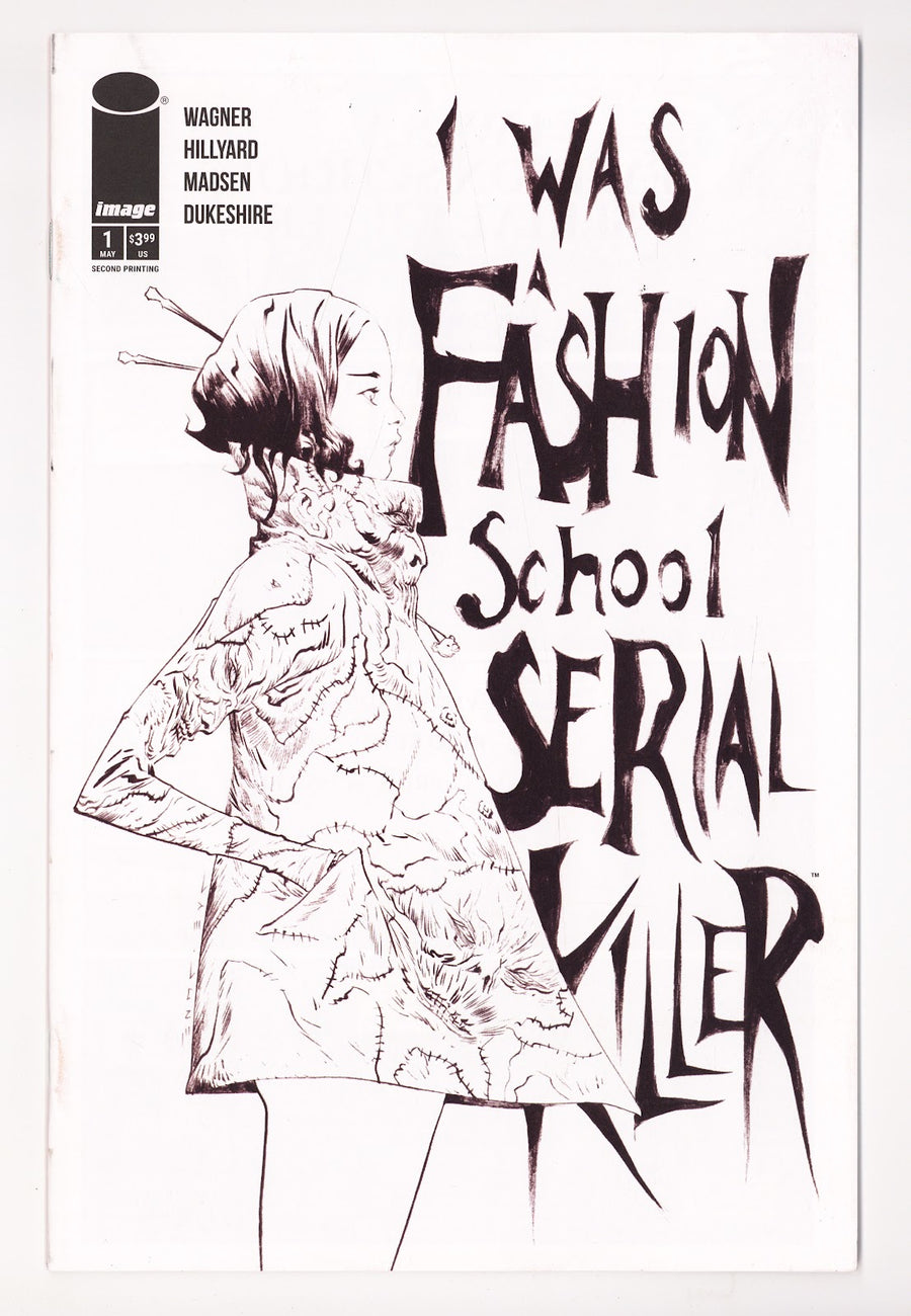 I Was A Fashion School Serial Killer 1 High Grade (2025) Lee B&W 2nd Print 
