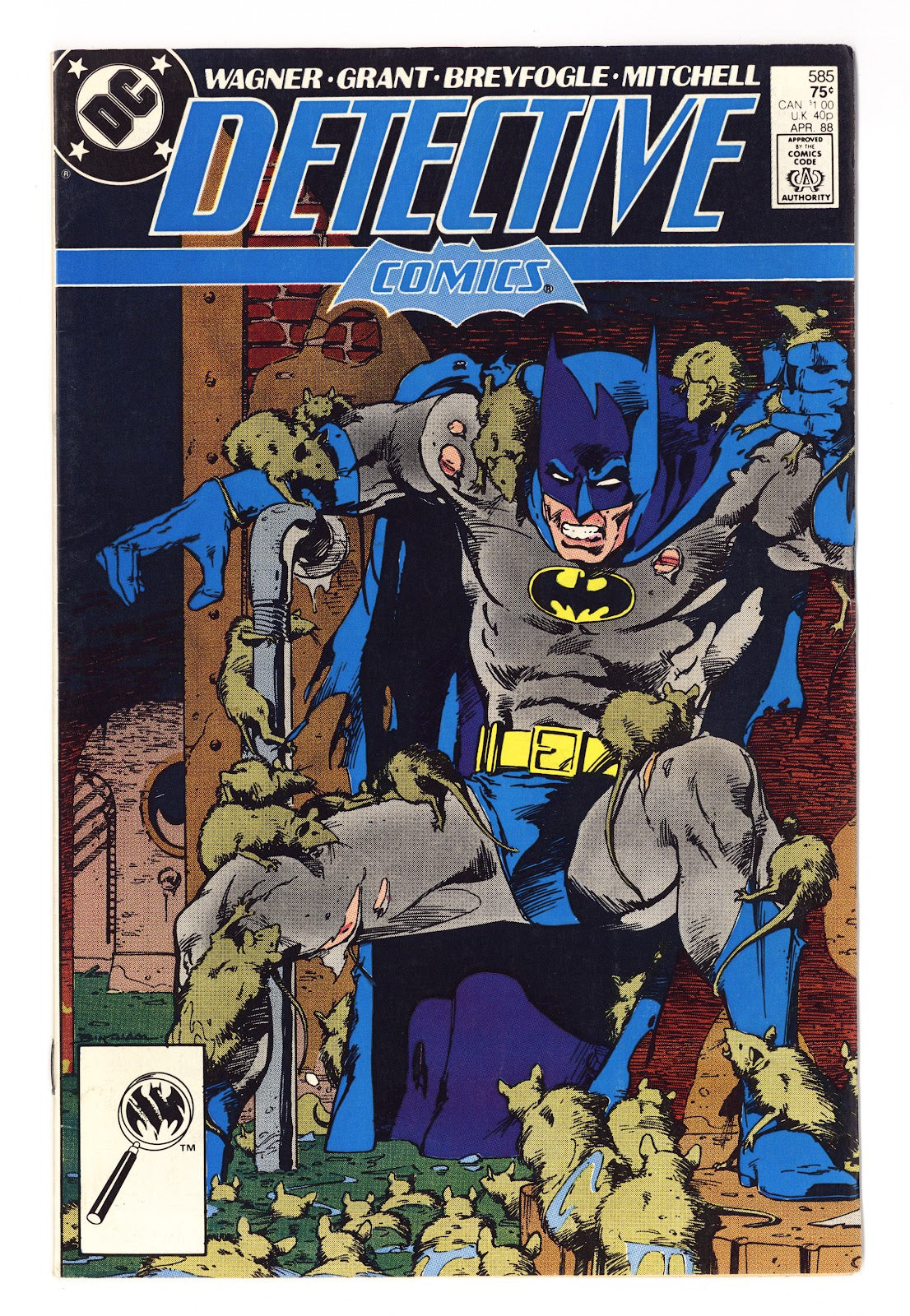 Detective Comics Vol 1 585  Mid Grade   (1988)     