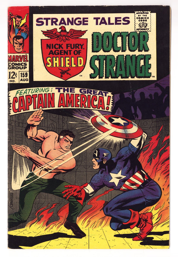 Strange Tales Vol 1 159  FN+ (6.5)   (1967)