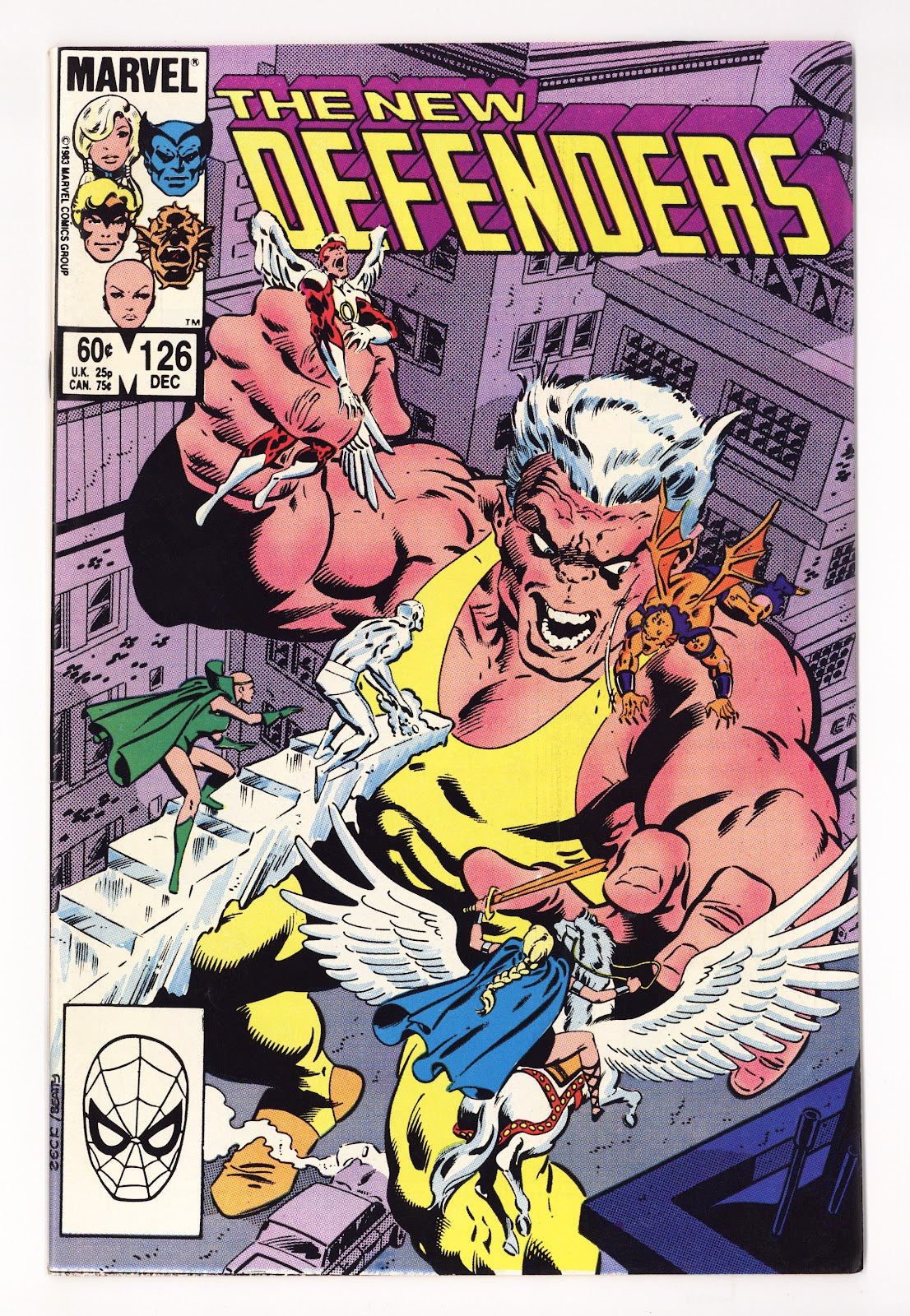 The Defenders Vol 1 126  High Grade   (1983)   Direct  