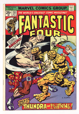 Fantastic Four Vol 1 151 Low Grade (1974)