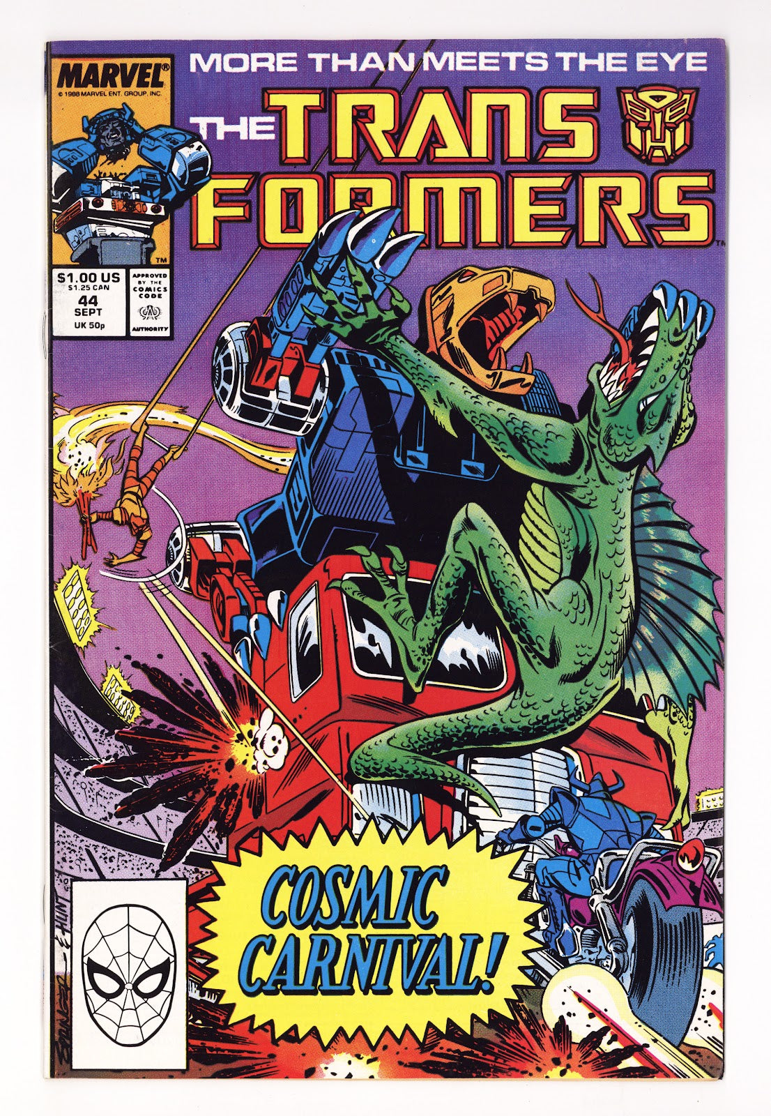 The Transformers Vol 1 44  Mid Grade   (1988)     