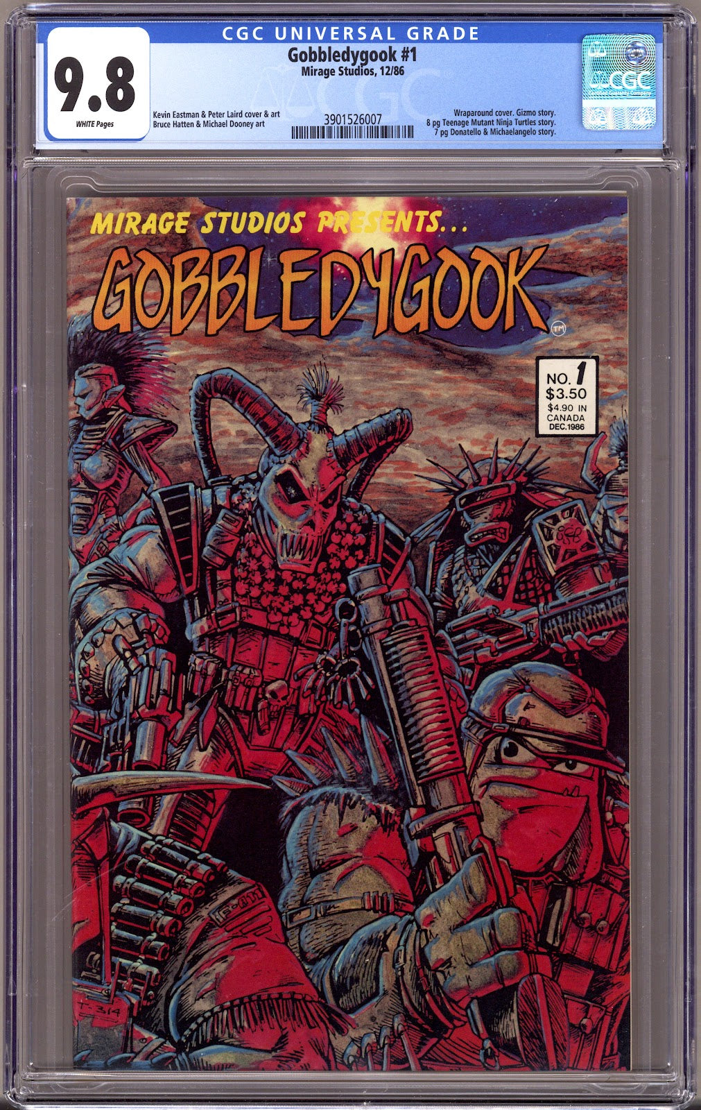 Gobbledygook Vol 2 1 CGC 9.8 (NM/M)   (1986)     