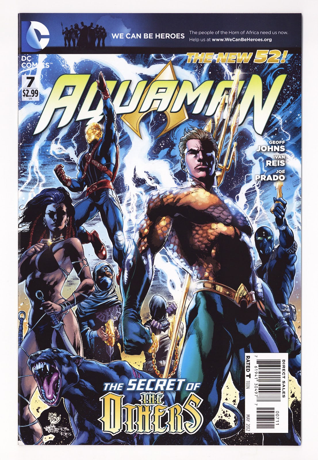 Aquaman Vol 7 7 High Grade (2012) Direct Sales 