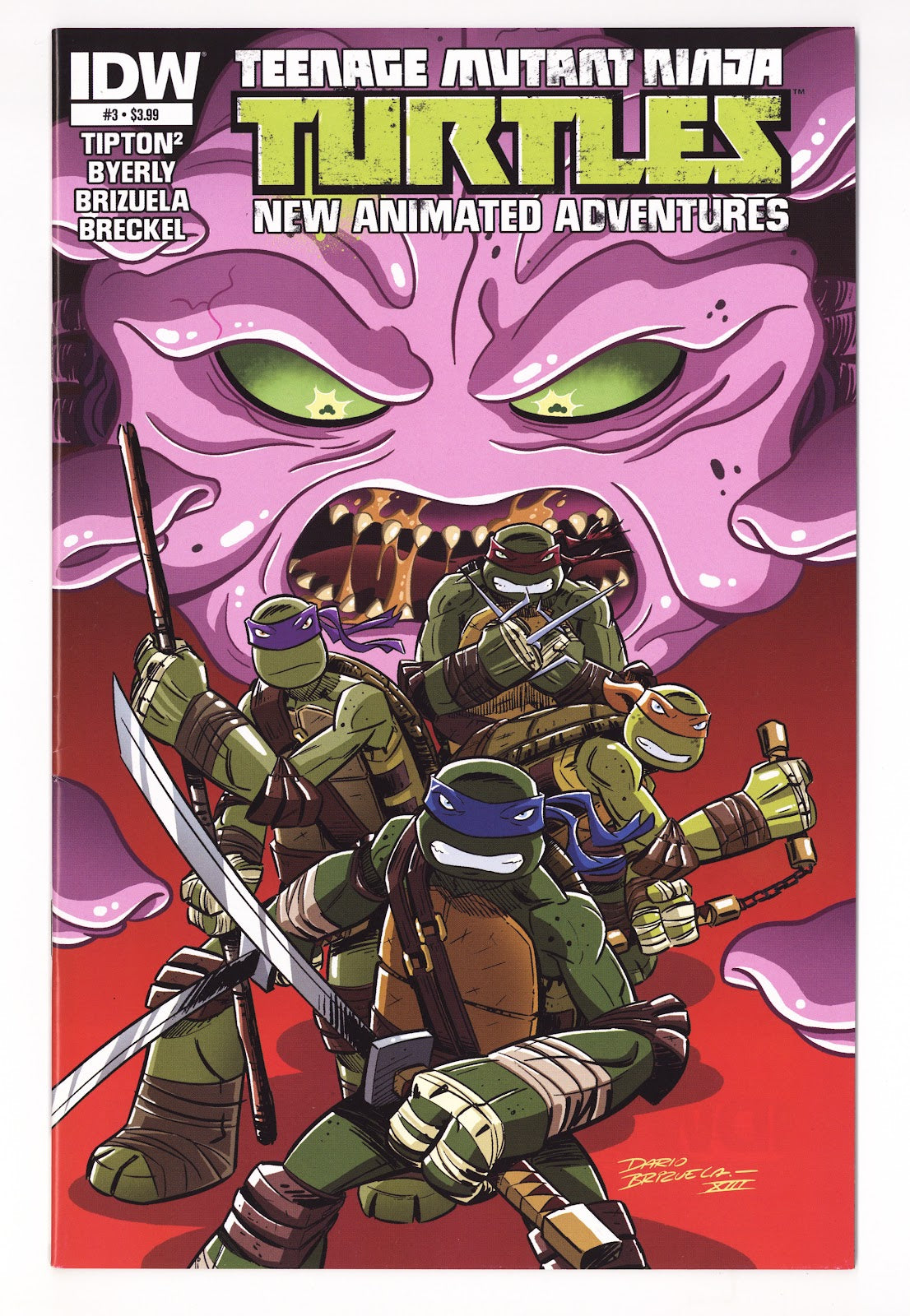 Teenage Mutant Ninja Turtles New Animated Adventures 3 Mid Grade (2013) 